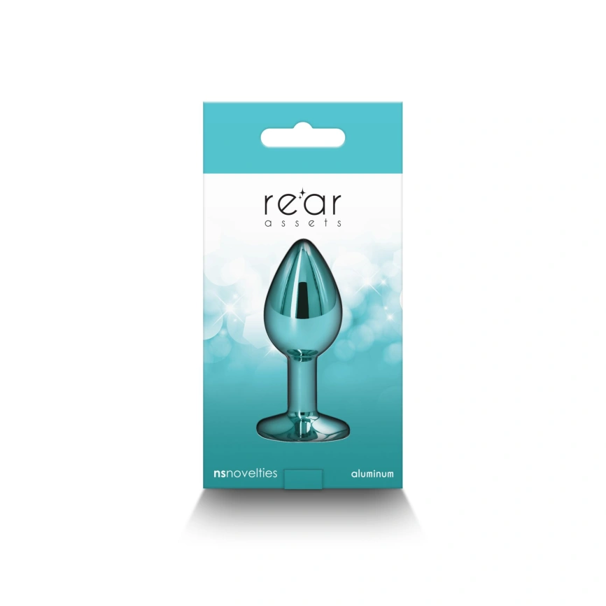 Анальная пробка NS Novelties Rear Assets - Small - Teal фото 4