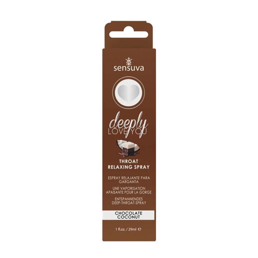 Спрей для мінету Sensuva Deeply Love You Chocolate Coconut (29 мл), для глубокого мінету фото 4