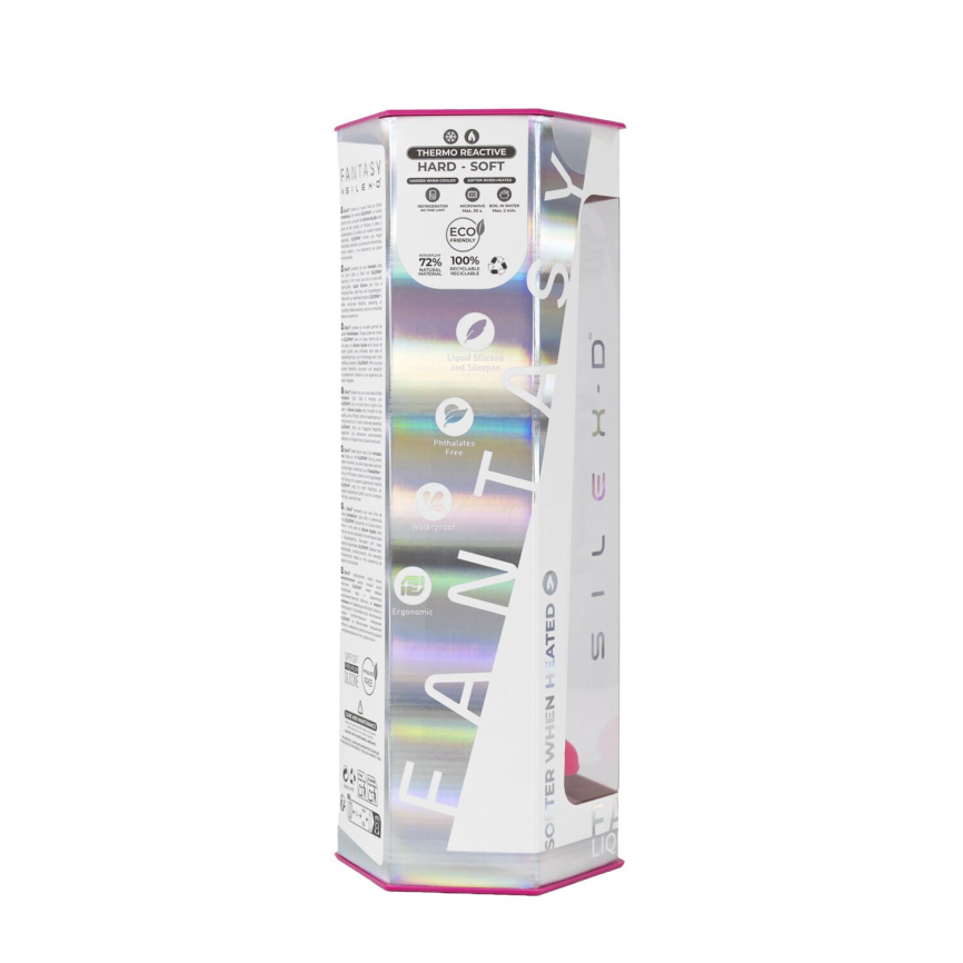 Фалоімітатор SilexD Fantasy Liquid Silicone Dreamy 7in Pink фото 11
