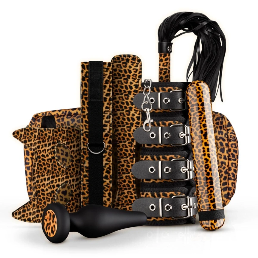 Набор BDSM-аксессуаров Panthra Gato 8-piece set фото 1