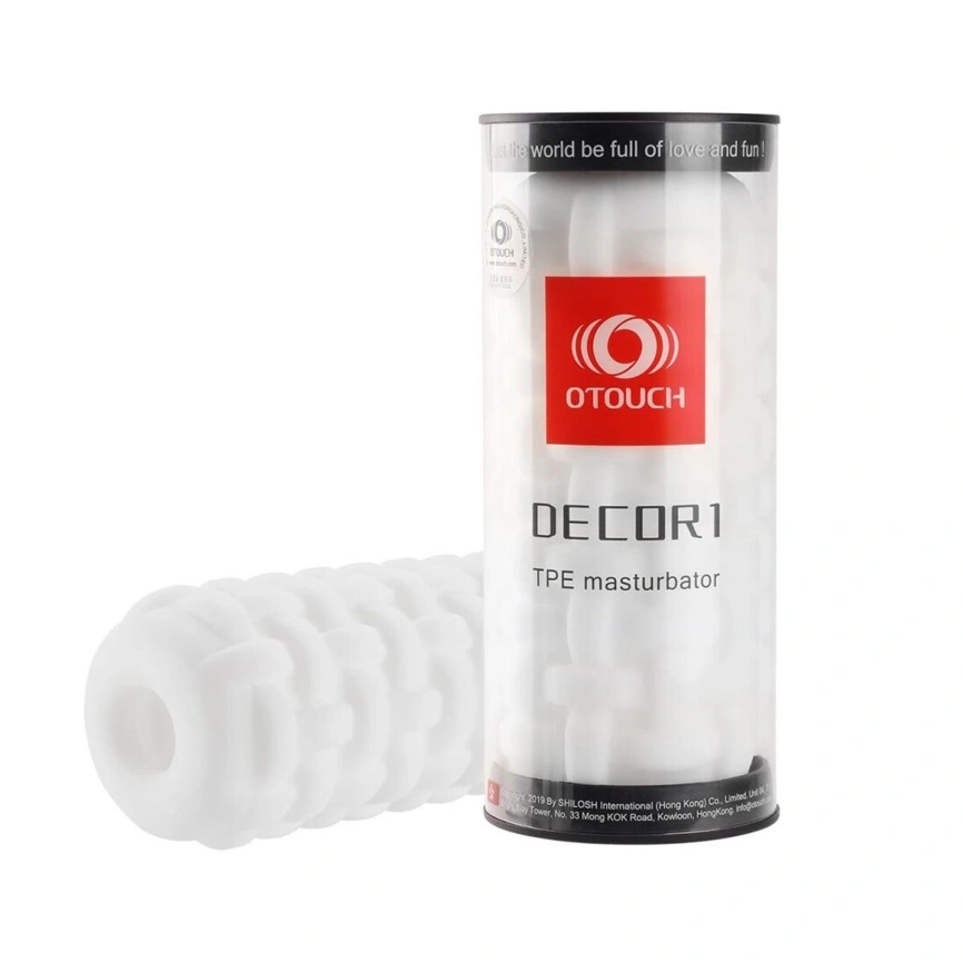 Мастурбатор Otouch DECOR 1-A, утолщенный TPE, эффект всасывания, спиральные выступы фото 18
