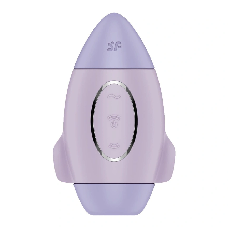 Вакуумный стимулятор с вибрацией Satisfyer Mission Control Violet, 2 независимых мотора фото 2