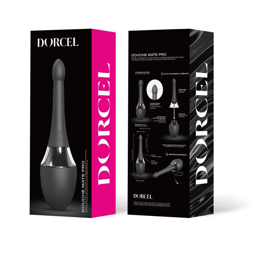 Автоматичний анальний душ-вібратор Dorcel Douche Mate Pro фото 9