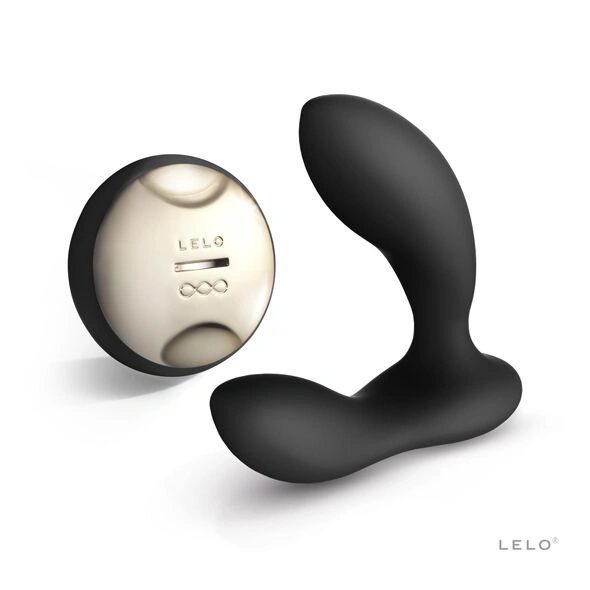Массажер простаты LELO Hugo Black, 2 мотора, пульт ДУ, управление движением фото 1
