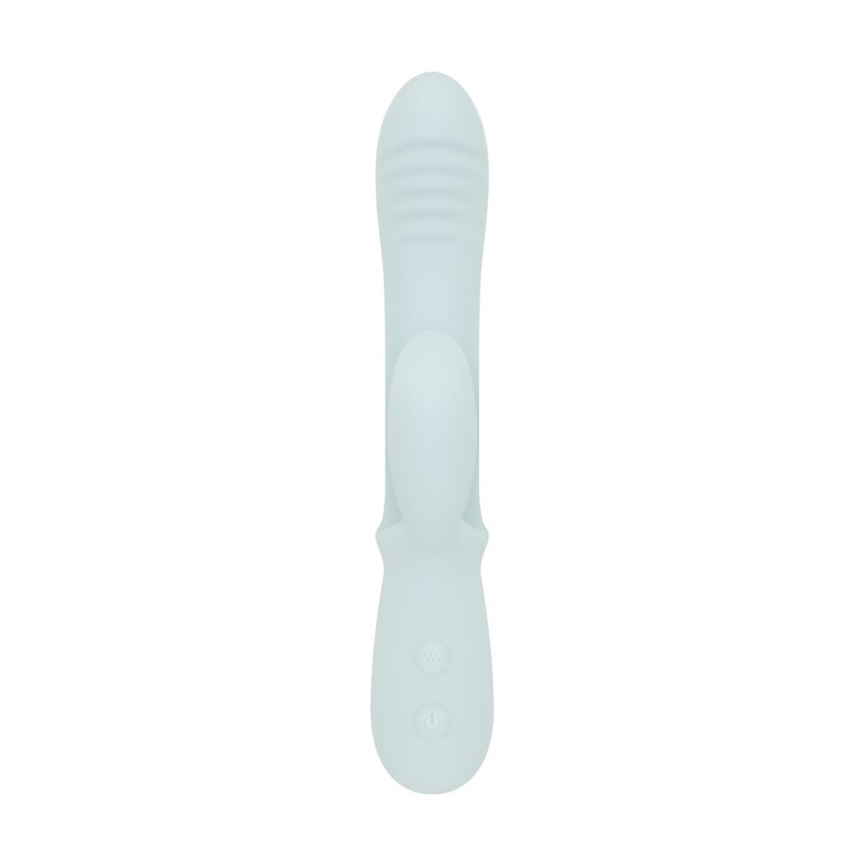 Вібратор-кролик Good Vibes Only - SAGE Triple Stimulation Vibe Soft Silicone - Blue фото 2