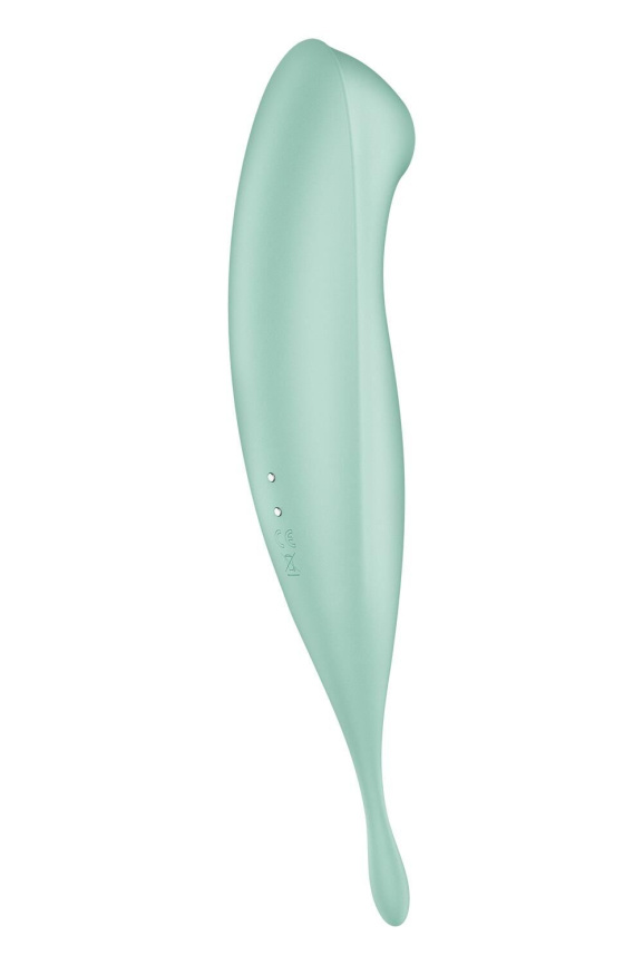Смарт-вібратор для клітора з вакуумною стимуляцією Satisfyer Twirling Pro+ Mint фото 6
