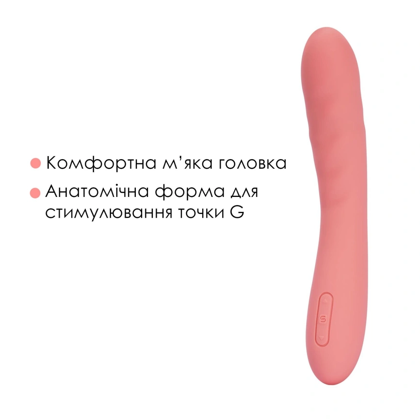 Смарт-вибратор с пульсацией Svakom Ava Neo Peach Pink, 15 режимов работы, водонепроницаемый фото 17