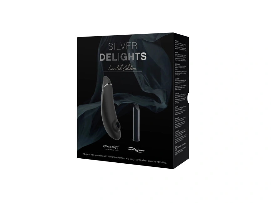 Премиальный подарочный набор Silver Delights Collection: Womanizer Premium и We-Vibe Tango фото 7