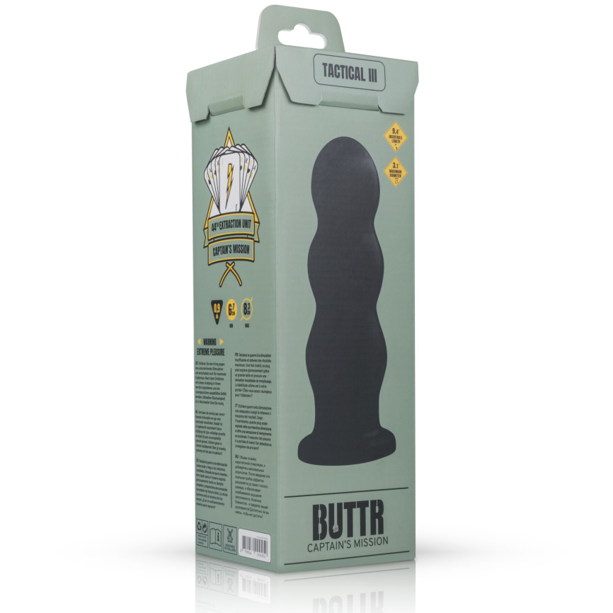 Анальна пробка BUTTR - Tactical III Butt Plug фото 6