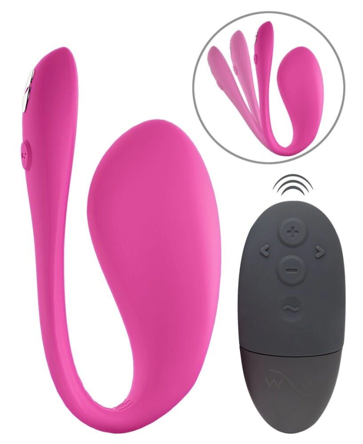 Смарт-виброяйцо We-Vibe Jive 2 Electric Pink, пульт ДУ, до 4 часов работы фото 1
