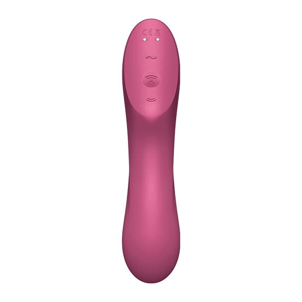 Вакуумный стимулятор с вибрацией Satisfyer Curvy Trinity 3 Red фото 4