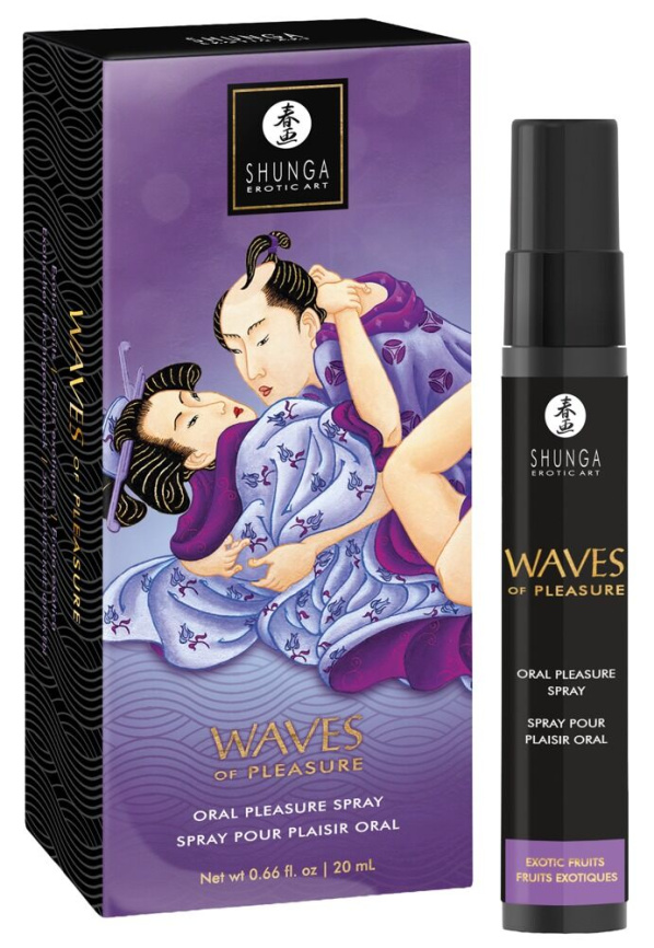 Спрей для посилення слиновиділення Shunga Waves of Pleasure Exotic Fruits фото 2