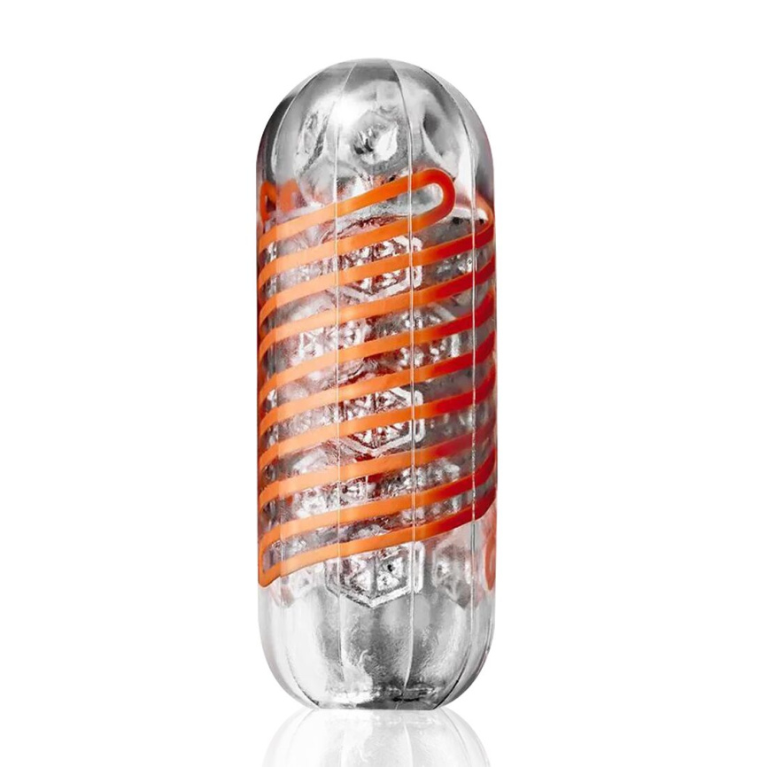 Мастурбатор Tenga Spinner 02 Hexa з пружною стимулювальною спіраллю всередині, стандартна спіраль фото 1