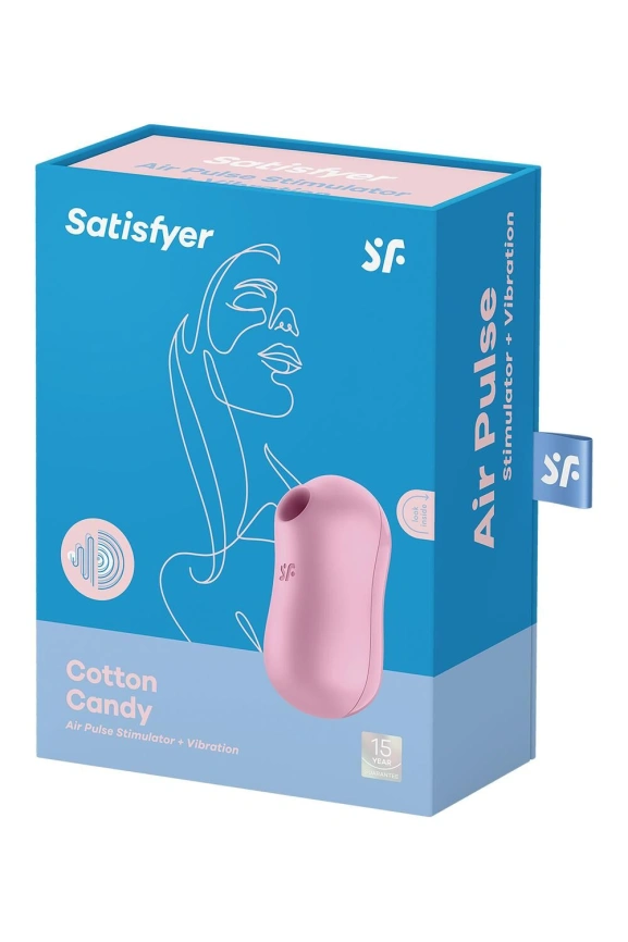 Вакуумный стимулятор с вибрацией Satisfyer Cotton Candy Lilac фото 7