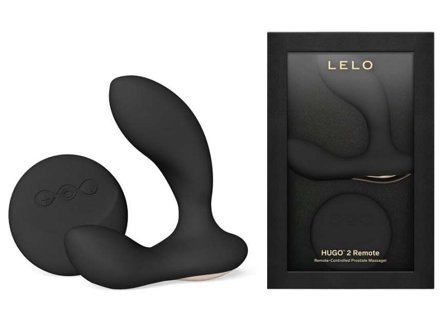 Масажер простати LELO Hugo 2 Remote Black, 2 мотори, дуже потужний, пульт ДК фото 2