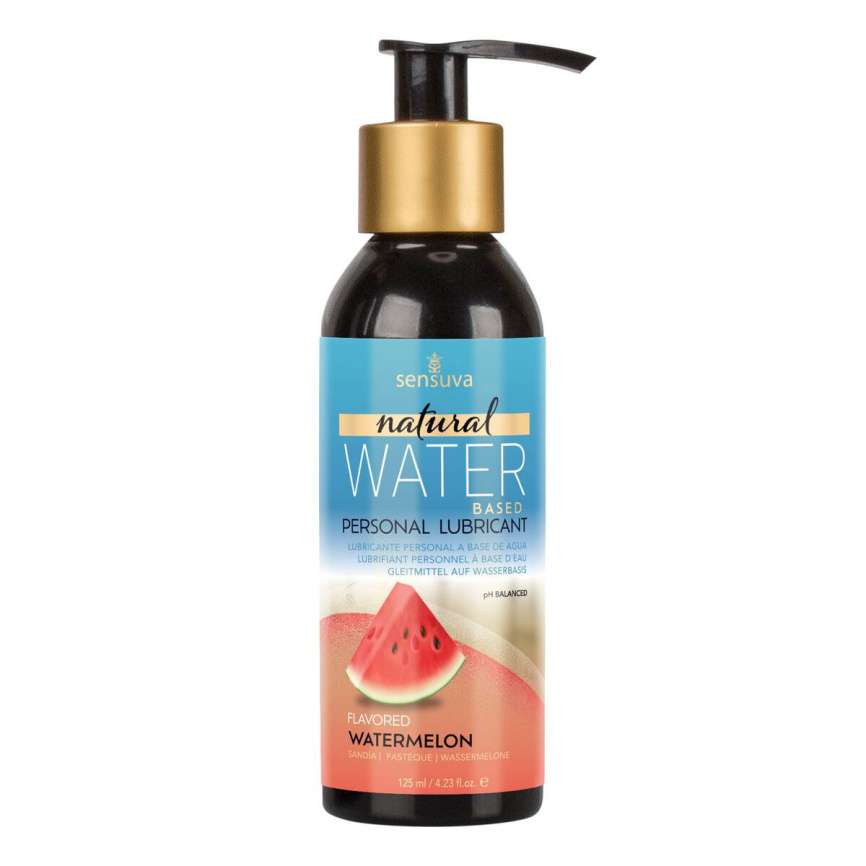 Змазка на водній основі Sensuva Natural Water-Based Watermelon (125мл) без гліцерину та парабенів фото 2