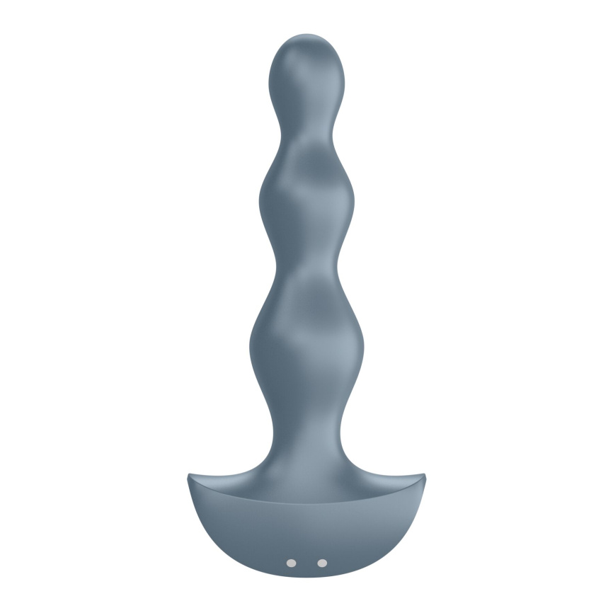 Анальний стимулятор-намистини з двома моторами Satisfyer Lolli-Plug 2 ice blue фото 5