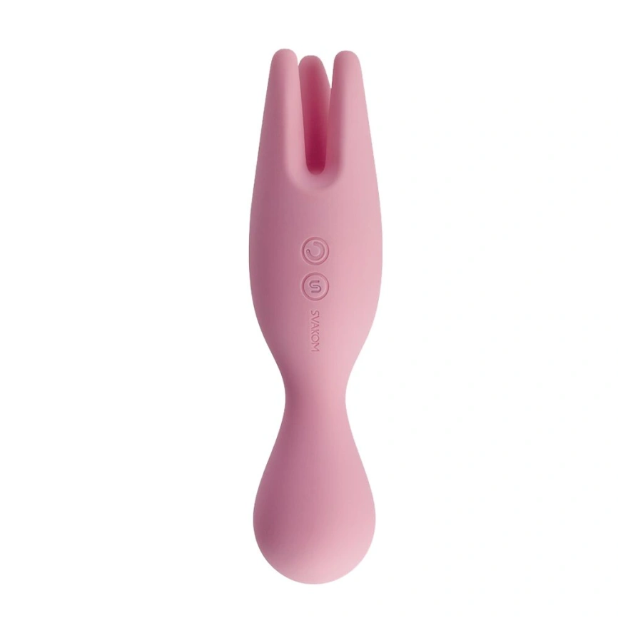 Двойной вибратор для чувствительных зон Svakom Nymph Pale Pink фото 1