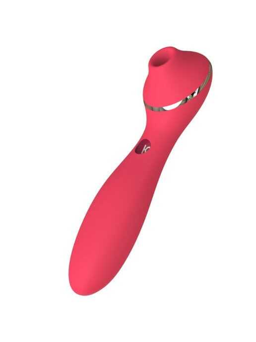 Вакуумний вібратор KISTOY Polly Plus Red фото 1