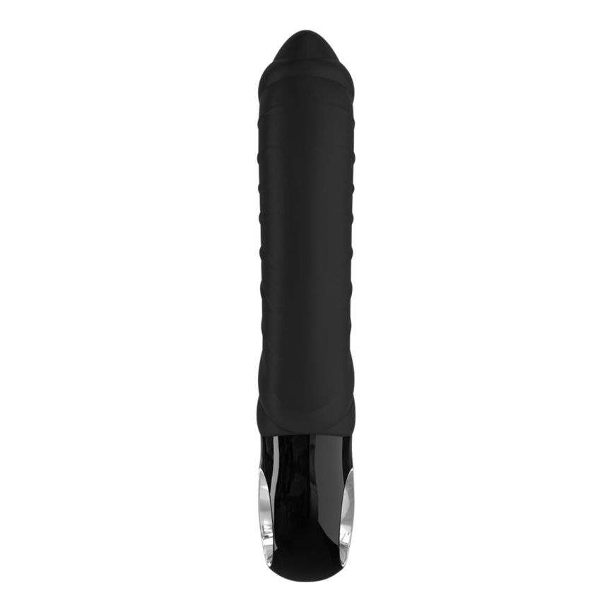 Вібратор для точки G Fun Factory TIGER black, ребристий, підходить для анальної стимуляції фото 3