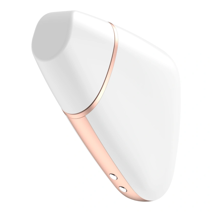 Вакуумный клиторальный стимулятор Satisfyer Love Triangle White с управлением через интернет фото 2