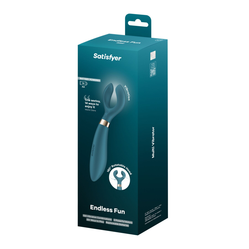 Вібратор для пар Satisfyer Endless Fun Battery Series, три мотора, багатофункціональний фото 7