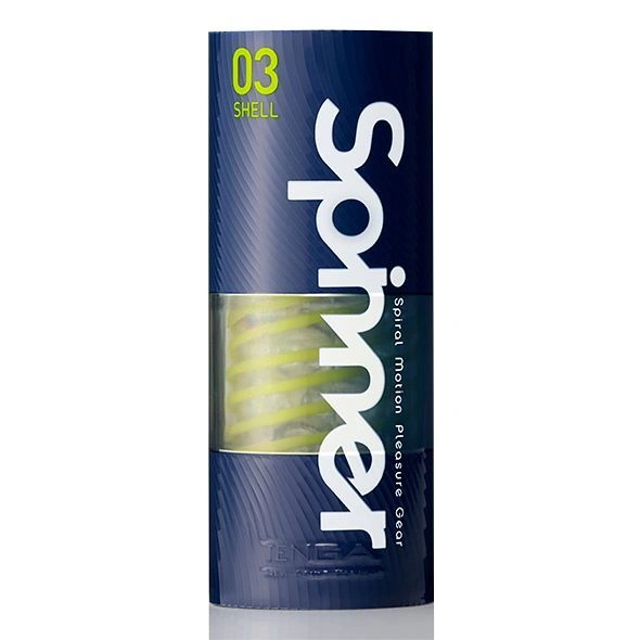 Мастурбатор Tenga Spinner 03 Shell с упругой стимулирующей спиралью внутри фото 4