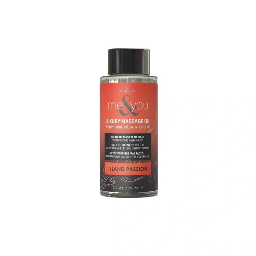 Массажное масло Sensuva Me&You - Island Passion (Wild Passion Fruit & Island Guava) 59 мл фото 2