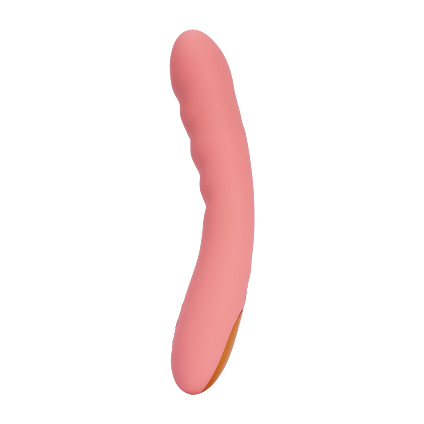 Смарт-вібратор з пульсацією Svakom Ava Neo Peach Pink, 15 режимів роботи, водонепроникний фото 1