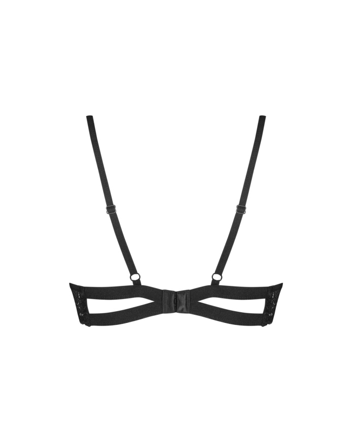 Бюстгальтер Obsessive Nutris bra, XL/2XL, мереживо, м’які чашки, кісточки під грудьми фото 4