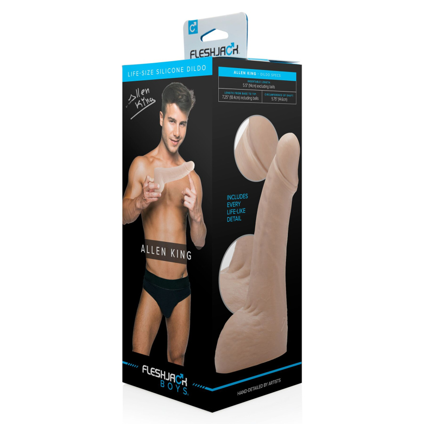 Фалоімітатор Fleshjack Boys: Allen King Dildo, за зліпком пеніса порноактора фото 5