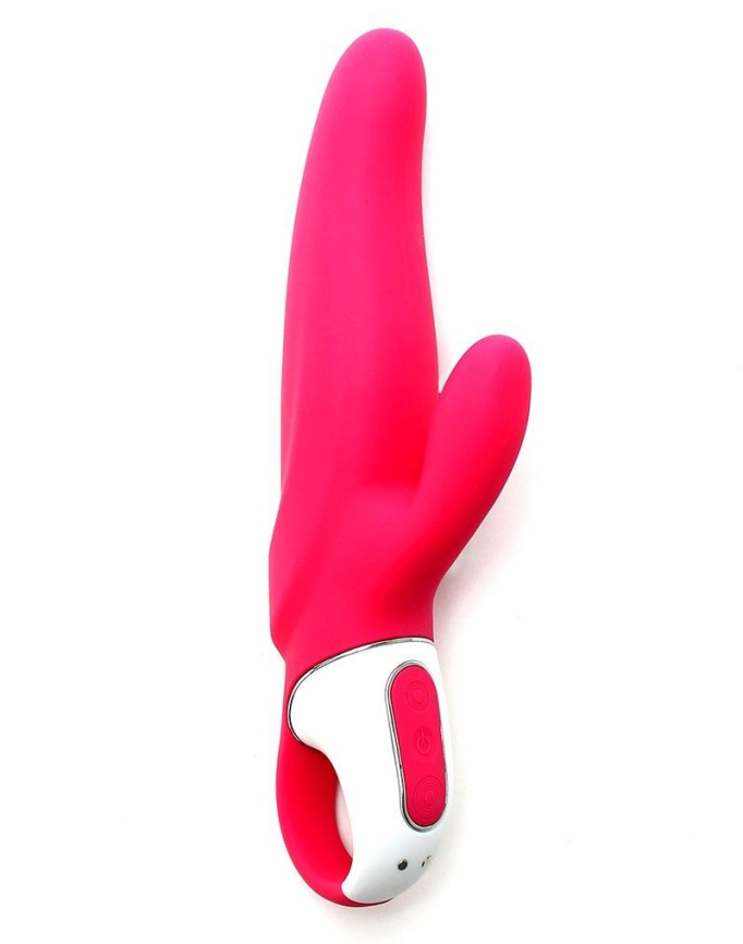 Потужний вібратор-кролик Satisfyer Vibes Mr. Rabbit, два мотори, литий силікон, 12 режимів роботи фото 1