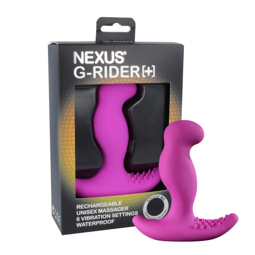 Массажер простаты с вибрацией Nexus G-Rider Plus Purple, макс диаметр 3,8см, перезаряжаемый фото 2