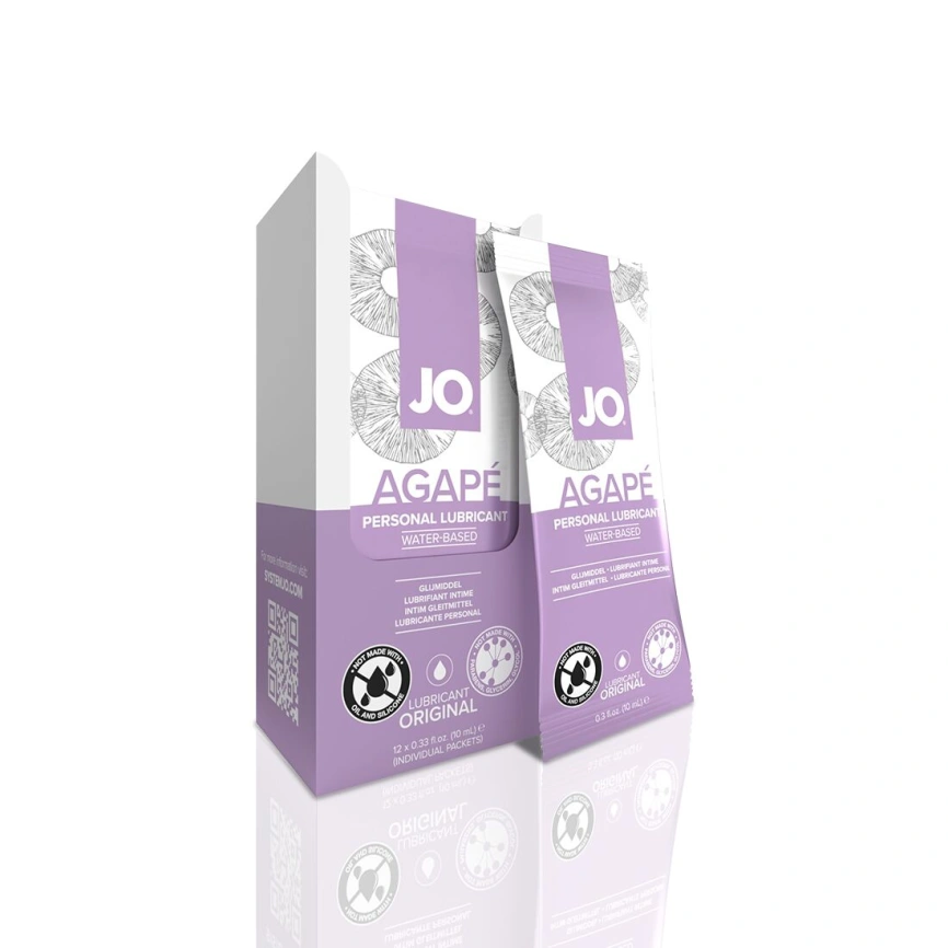 Набор лубрикантов Foil Display Box – JO Agape Lubricant – 12 x 10ml фото 3