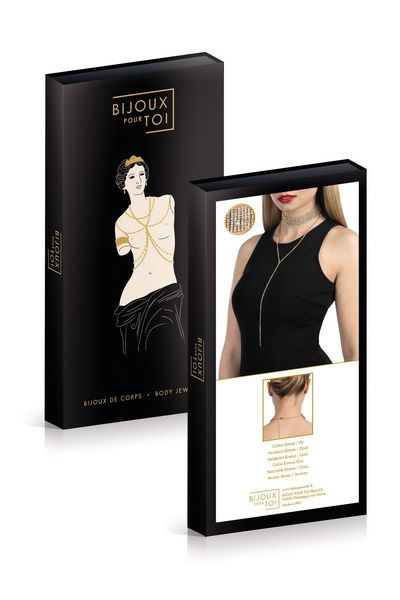 Кольє зі стразами Bijoux Pour Toi - Emma Gold фото 3