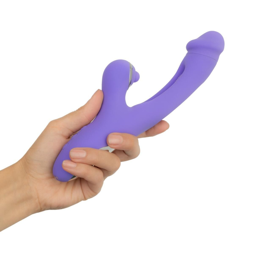 Вібратор-кролик Good Vibes Only - Tess Rabbit Vibrator with G-Spot Stimulator фото 7