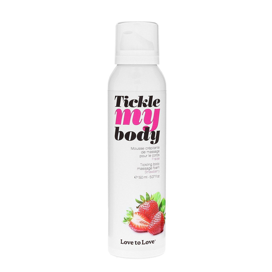 Масажна піна Love To Love TICKLE MY BODY Strawberry (150 мл) зволожувальна фото 1