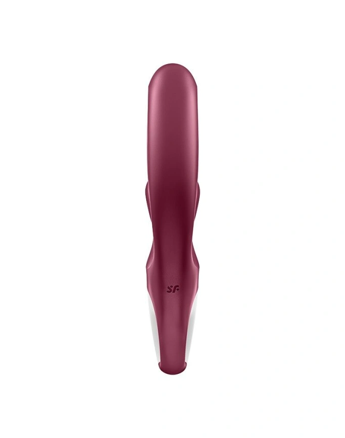 Вибратор-кролик Satisfyer Love Me Red, гибкий, отросток с тройным кончиком фото 5