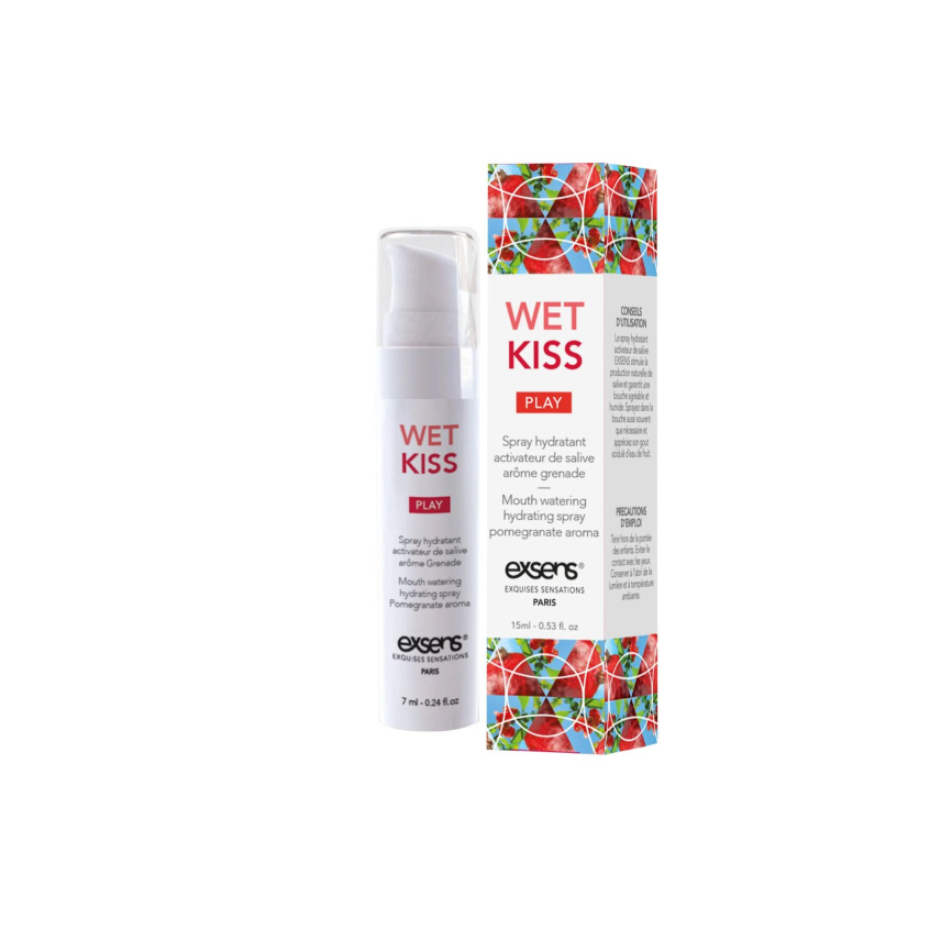 Спрей для посилення слиновиділення EXSENS Wet Kiss Pomegranate 15 мл фото 1