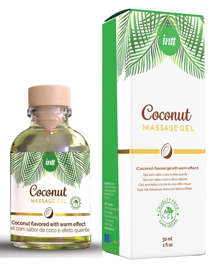 Масажний гель для інтимних зон Intt Coconut Vegan (30 мл) фото 1