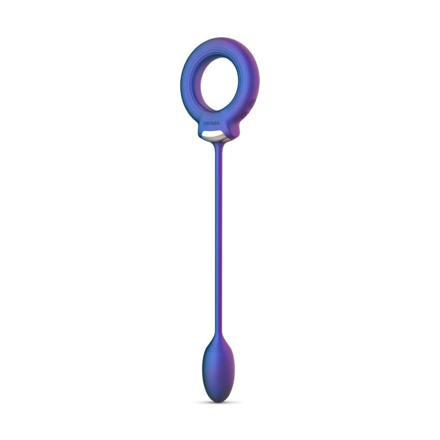 Ерекційне віброкільце з віброяйцем Hueman - Eclipse Anal Vibrator фото 4