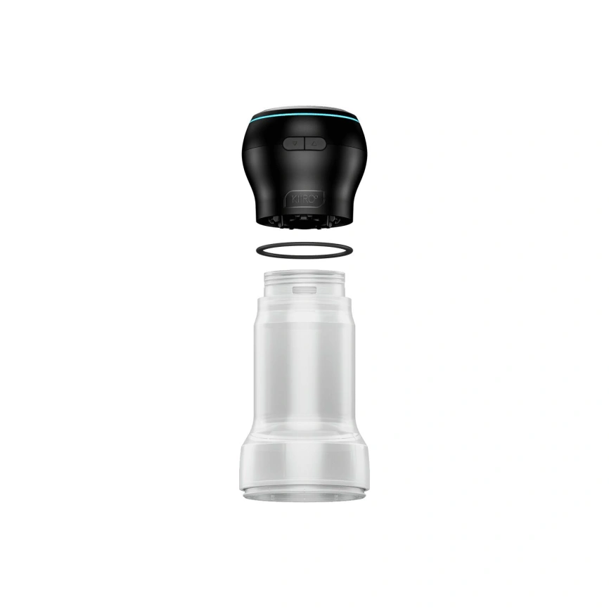 Мастурбатор Kiiroo Feel Pocket Crystal с всасывающей интерактивной насадкой PowerBlow Combo Set фото 3