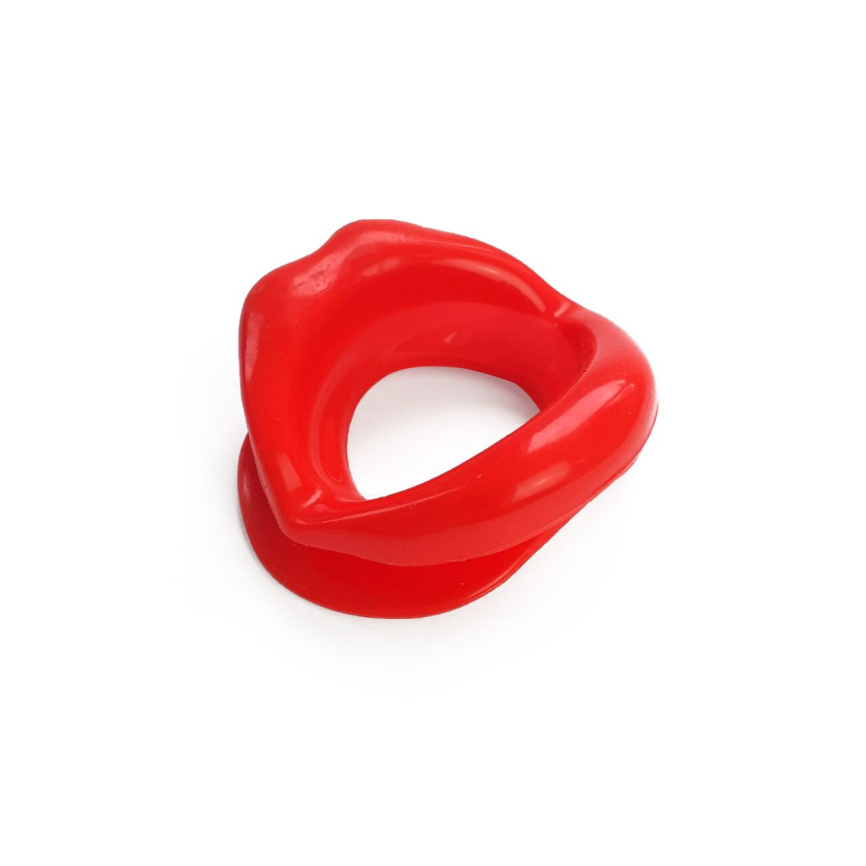 Кляп-розширювач у формі губ Art of Sex – Gag lip, червоний фото 2