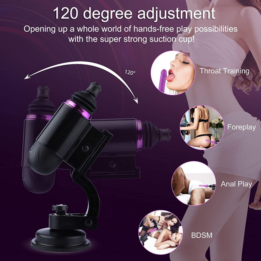 Міні секс-машина Hismith Mini Capsule Sex-Machine with Strong Suction Cup, потужна, перезаряджувана фото 4