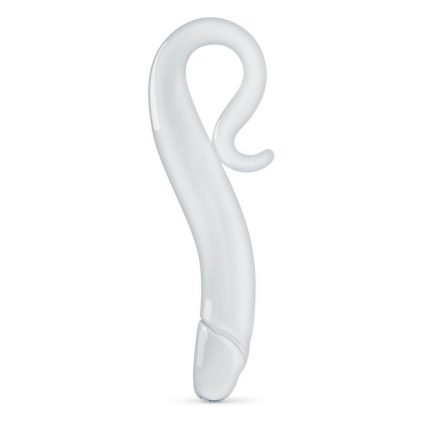 Скляний дилдо Gildo Glass Dildo No. 21, реалістична головка фото 1