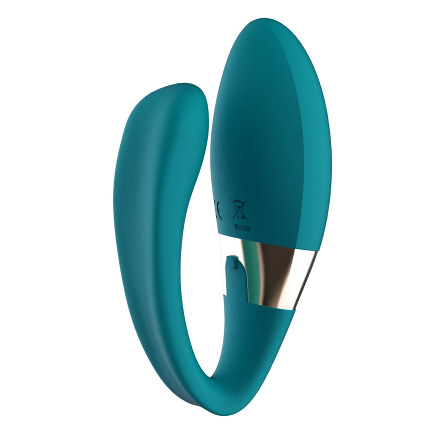 Вібратор для пар LELO Tiani Duo Ocean Blue, 2 мотори, пульт ДК фото 4