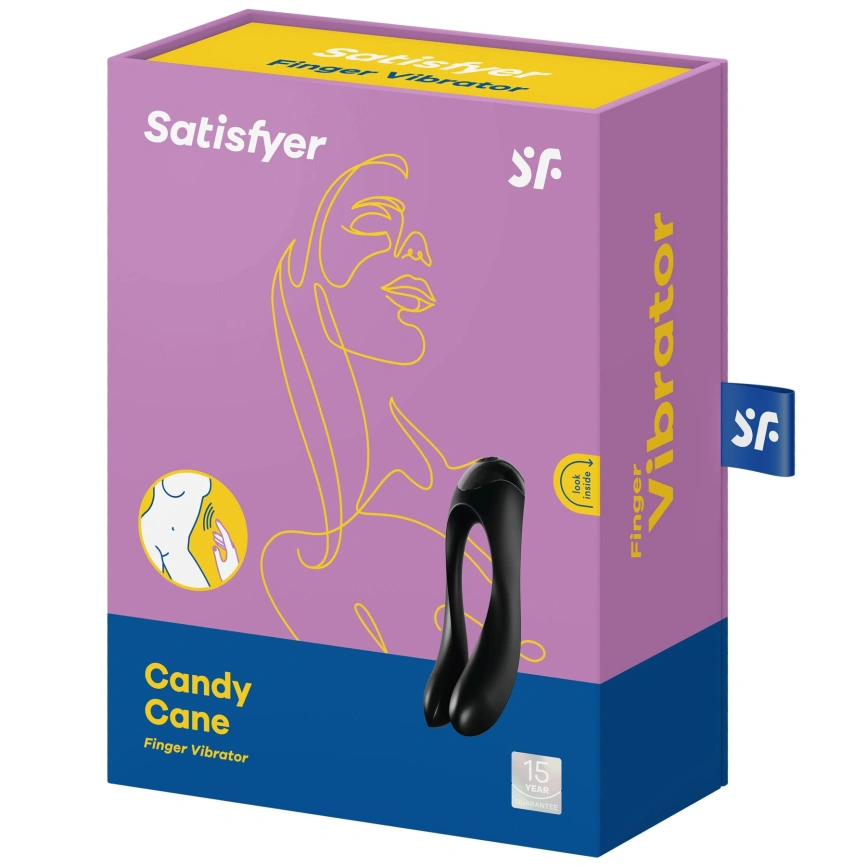 Вибратор на палец Satisfyer Candy Cane Black фото 6