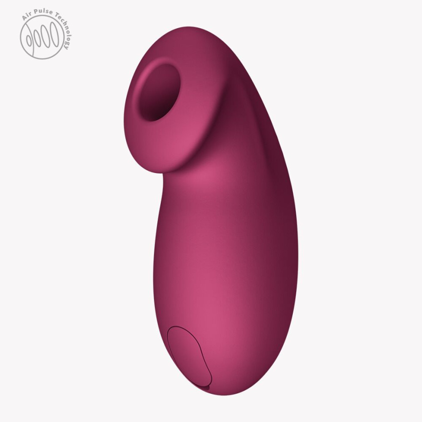Вакуумний стимулятор Fun Factory Desire Wine Red, 11 режимів роботи, перезаряджуваний фото 4
