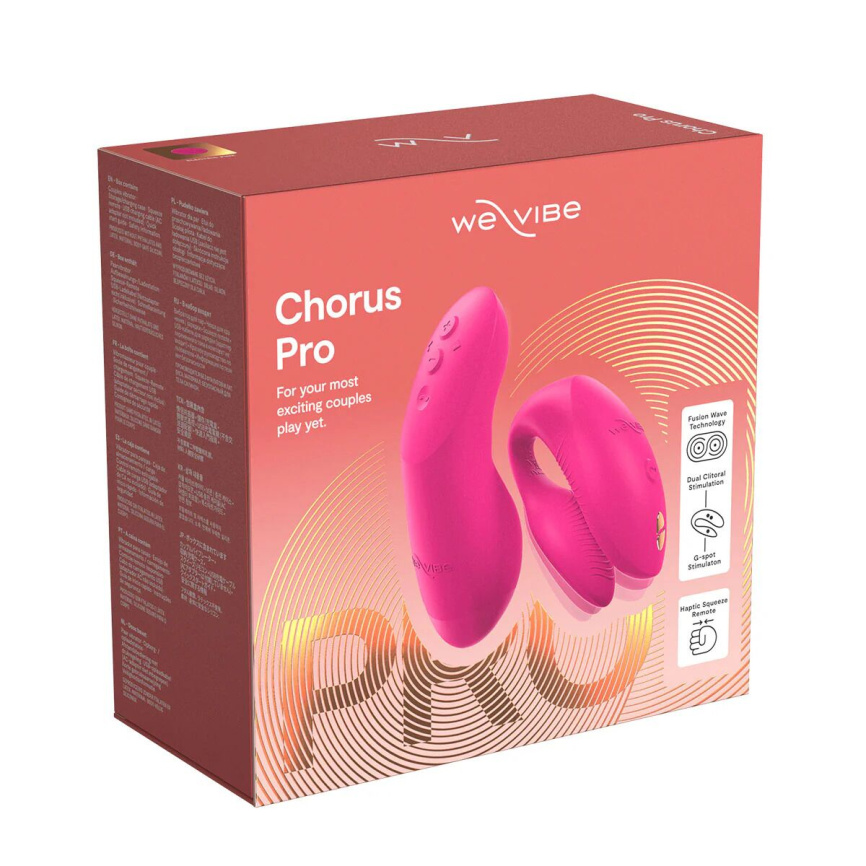 Смарт-вібратор для пар We-Vibe Chorus Pro Electric Pink фото 14