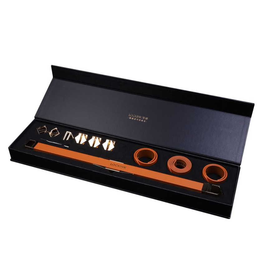 Фіксатор-розпірка LOCKINK Adjustable Spreader Bar Set, коричневий, шкіряний, ремені для шиї, рук/ніг фото 4